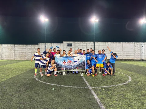 Hotel Dafam kenalkan Fun Run Lari Sama Mantan di Fun Match Mini Soccer bersama Jurnalis FC. (dok Hotel Dafam)