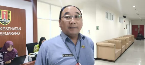 Kepala Dinas Kesehatan Kota Semarang, Abdul Hakam. (dok Alan Henry)