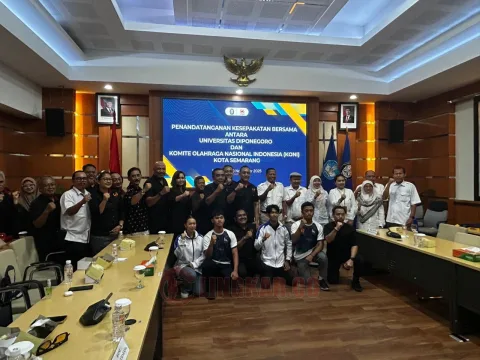 Kerjasama KONI Kota Semarang dan Undip perkuat ekosistem keolahragaan Kota Semarang. (dok KONI Semarang)
