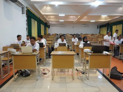 Pelatihan Pelatih Fisik Level 1 Internasional di Fakultas Ilmu Keolahragaan (FIK) Universitas Negeri Semarang (Unnes). (dok KONI Semarang)