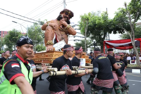 Pemkot Semarang bakal gelar Pawai Ogoh-Ogoh yang dijadwalkan berlangsung pada Minggu (26/4/2026). (dok Pemkot Semarang)