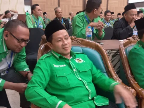 Ketua Fraksi PPP DPRD Kabupaten Kendal, Abdul Syukur saat Muscab IX PPP Dapil Jateng I di hotel Pandanaran Semarang, Sabtu (2/5/2026). Foto: Rifqi/Lingkar.co