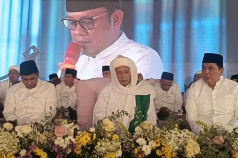 Kegiatan Pelantikan Jatma Aswaja se-Jateng dan DIY di Pondok Pesantren Darul Ulum Tragung, Kecamatan Kandeman, Kabupaten Batang, Jawa Tengah, Minggu (3/5/2026).