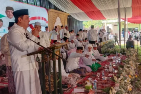 Pelantikan Jatma Aswaja se-Jateng dan DIY di Ponpes Darul Ulum Tragung Kecamatan Kandeman Kabupaten Batang Jawa Tengah Foto: istimewa