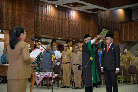 Lantik Handi Priyanto Sebagai Sekda Kota Semarang, Hasil Seleksi Objektif dan Raih Nilai Tertinggi