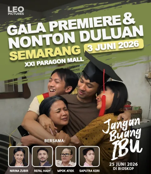 Film “Jangan Buang Ibu” produksi Leo Pictures yang akan tayang serentak di bioskop Indonesia mulai 25 Juni 2026. (dok Istimewa)