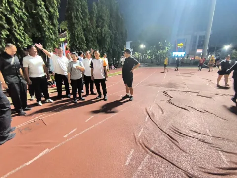 Tutup Dua Bulan, Pemkot Semarang Lakukan Perbaikan Lintasan Jogging