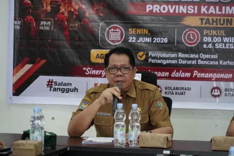 Sambut Musim Kemarau, Pemprov Kalteng Perkuat Kesiapsiagaan Ancaman Karhutla