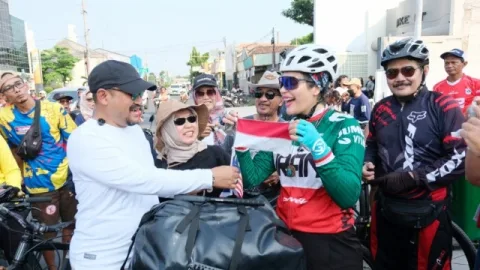 Gowes dari Iran ke Bali, Dapat Sambutan Hangat Saat Mampir di Pemalang