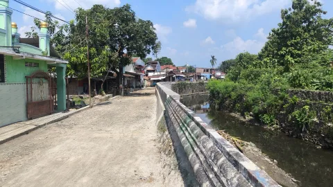Jalan Jembawan yang Ambles Akibat Banjir Segera Dibeton, Pemkot Janji Dibuat Lebih Baik