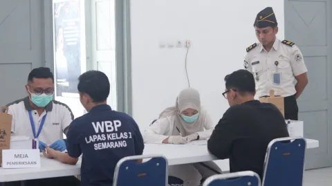 Lapas Semarang Skrining 780 Warga Binaan, Deteksi Dini HIV hingga Gangguan Jiwa