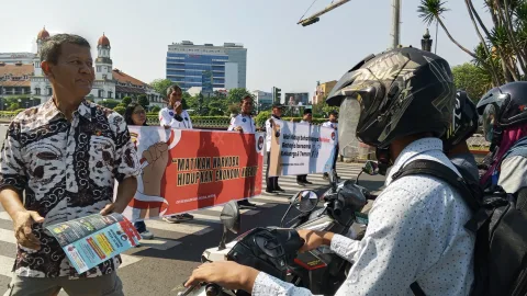 HANI 2026, Ditresnarkoba Polda Jateng Gandeng LAN Kampanye Antinarkoba di Jalanan Semarang