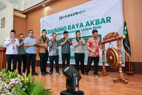 Buka Training Akbar HMI Cabang Semarang, Ahmad Luthfi Nyatakan Mahasiswa Punya Hak Sampaikan Pendapat, Ada Undangannya