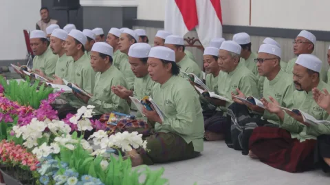 Belajar Hadroh di Lapas Semarang, Rizal Temukan Semangat Jalani Masa Hukuman