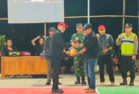 Sambut HUT ke-81 RI, Kecamatan Jatipurno Gelar Turnamen Bola Voli Antar Desa Piala Bupati Wonogiri