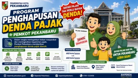 Pemkot Pekanbaru Perpanjang Program Hapus Denda Pajak Hingga 30 September, Termasuk Perhotelan