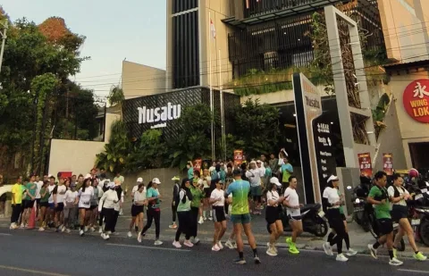 Nusatu Semarang Gelar Fun Run, Ajak Warga Hidup Lebih Sehat