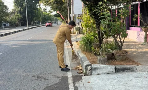 Ganggu Pelayanan, DLH Rembang Kurangi Pengerahan ASN Nyapu Jalan