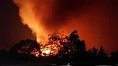 Lahan Seluas 42 Hektare di Galuga Bogor Terbakar Merambat ke TPA