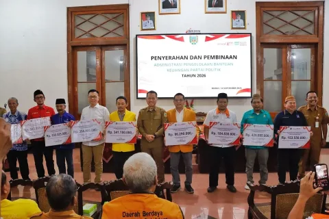 Banpol Rp2,57 Miliar Cair untuk 10 Parpol di Kudus