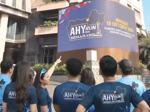 AHY Run Jateng 2026, Target 5.000 Pelari Kian Dekat