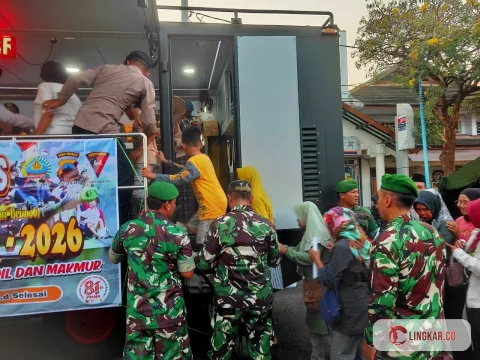 HUT ke-81 TNI, Kodim Pati Bagikan 1.500 Porsi Makan Gratis