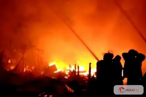 Kebakaran Terjadi di Kaliabang, Bekasi Malam Hari Menewaskan 2 Orang