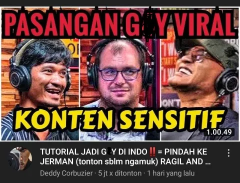 Tangkapan layar video youtube Deddy Corbuzier yang minta di take down oleh PPP. Ist/Lingkar.co