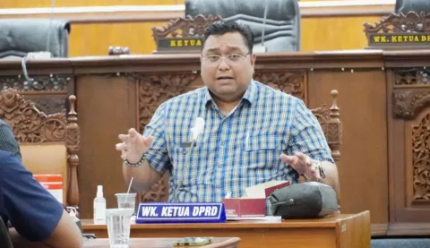 Ketua Umum Persipa Pati sekaligus Wakil Ketua I DPRD Pati, Joni Kurnianto. (Dok. Humas DPRD Pati/Lingkar.co)