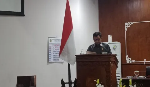 Anggota DPRD Pati, Narso. (Arif Febriyanto/Lingkar.co)