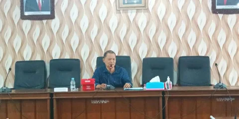 POTRET: Ketua DPRD Kabupaten Demak, Sri Fahrudin Bisri Slamet. (Tomi Budianto/Lingkarjateng.id)