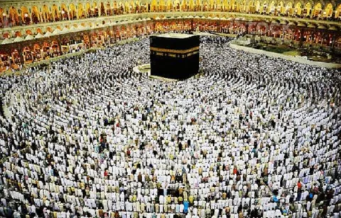 Jemaah haji memadati Masjidil Haram. Foto: Pixabay