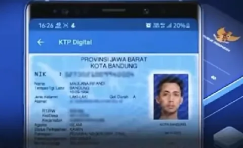 Ilustrasi KTP Digital. Foto: Tangkap layar video Ditjen Dukcapil Kemendagri