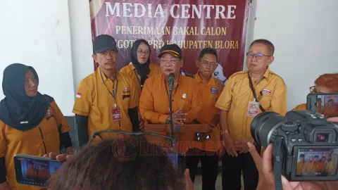 Hanura Blora saat Konferensi Pers