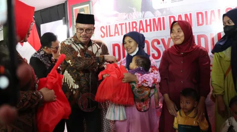 Anggota Komisi IX DPR RI Fraksi PDI Perjuangan, Dapil Jawa Tengah III (Grobogan, Pati, Rembang, dan Blora) saat berikan paparan kesehatan beberapa waktu lalu (Lilik Yuliantoro)