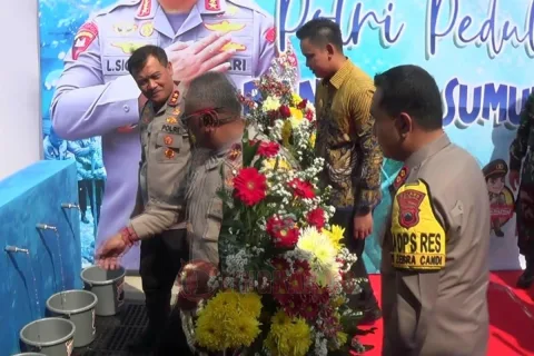 Sumur bor dari Polda Jateng