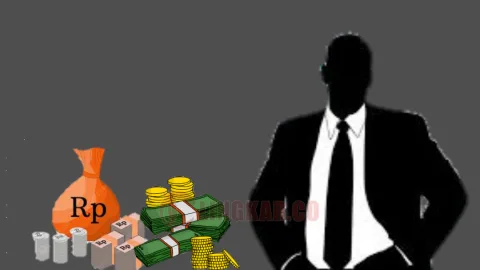Ilustrasi pejabat korupsi