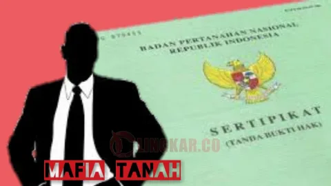 Ilustrasi mafia tanah