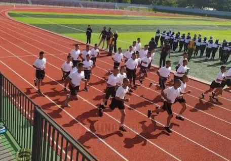 Suasana seleksi Paskibraka di Kabupaten Pati di Stadion Joyokusumo. Foto: Istimewa.