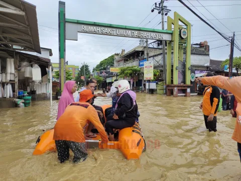 Banjir rendam sejumlah wilayah di Pati. Foto: Dokumentasi.