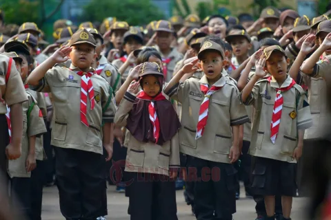 Mendikbudristek cabut Pramuka jadi ekstrakurikuler wajib. Foto: Kemendikbudristek.