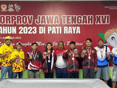 POBSI Pati sumbang banyak medali dalam ajang Porprov Jateng 2023. Foto: POBSI Pati.