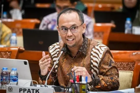 Kepala PPATK Ivan Yustiavandana dalam rapat kerja bersama Komisi III DPR di Kompleks Parlemen, Jakarta, Rabu (26/6/2024). Foto: Antara.