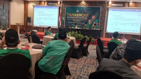 Kota Semarang Bedah Materi Konferwil, Ansor Jateng Ingin Dinamisasi foto: Rifqi/Lingkar.co