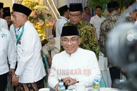 Ketum PBNU, KH Yahya Cholil Staquf dalam sebuah kesempatan di Semarang. Foto: dokumentasi