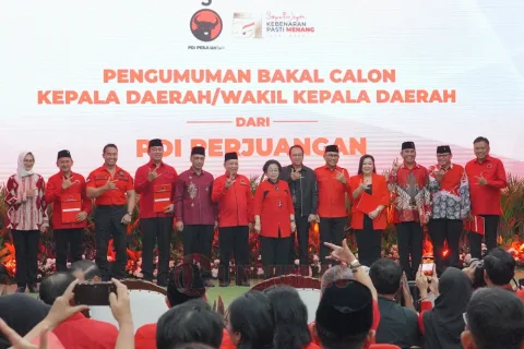 Calon kepala daerah melalui PDI perjuangan