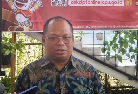 Ketua KPU Pati Supriyanto. Foto: Miftahus Salam/Lingkar.co