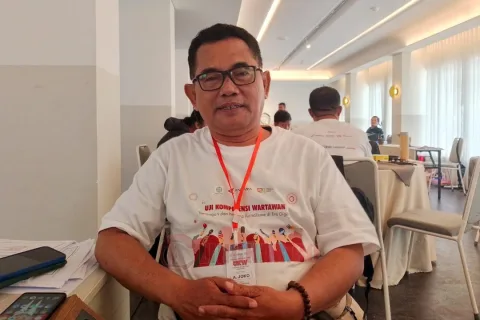 Wartawan sebuah media online Ahmad Joko Suryo Supeno. Foto: Rifqi/Lingkar.co
