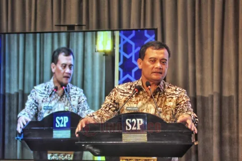 Gubernur Jawa Tengah, Ahmad Luthfi saat Silaturahmi Ramadan Keluarga Besar PLTU Cilacap di PT Sumber Segara Primadaya (S2P), Kabupaten Cilacap. Foto: dokumentasi
