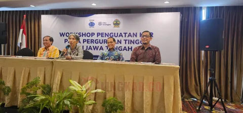 Kegiatan Workshop Penguatan Kawasan Tanpa Rokok (KTR) pada Perguruan Tinggi di Jawa Tengah.